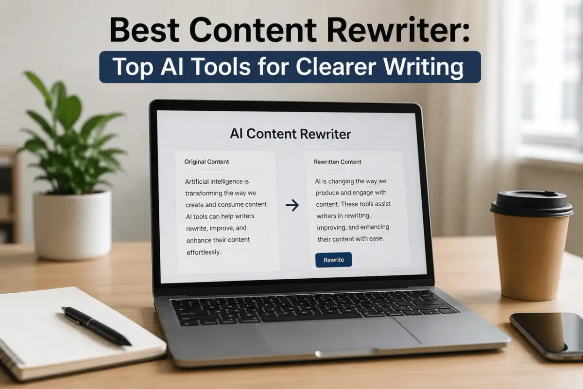 Best Content Rewriter: Top AI Tools for Clearer Writing