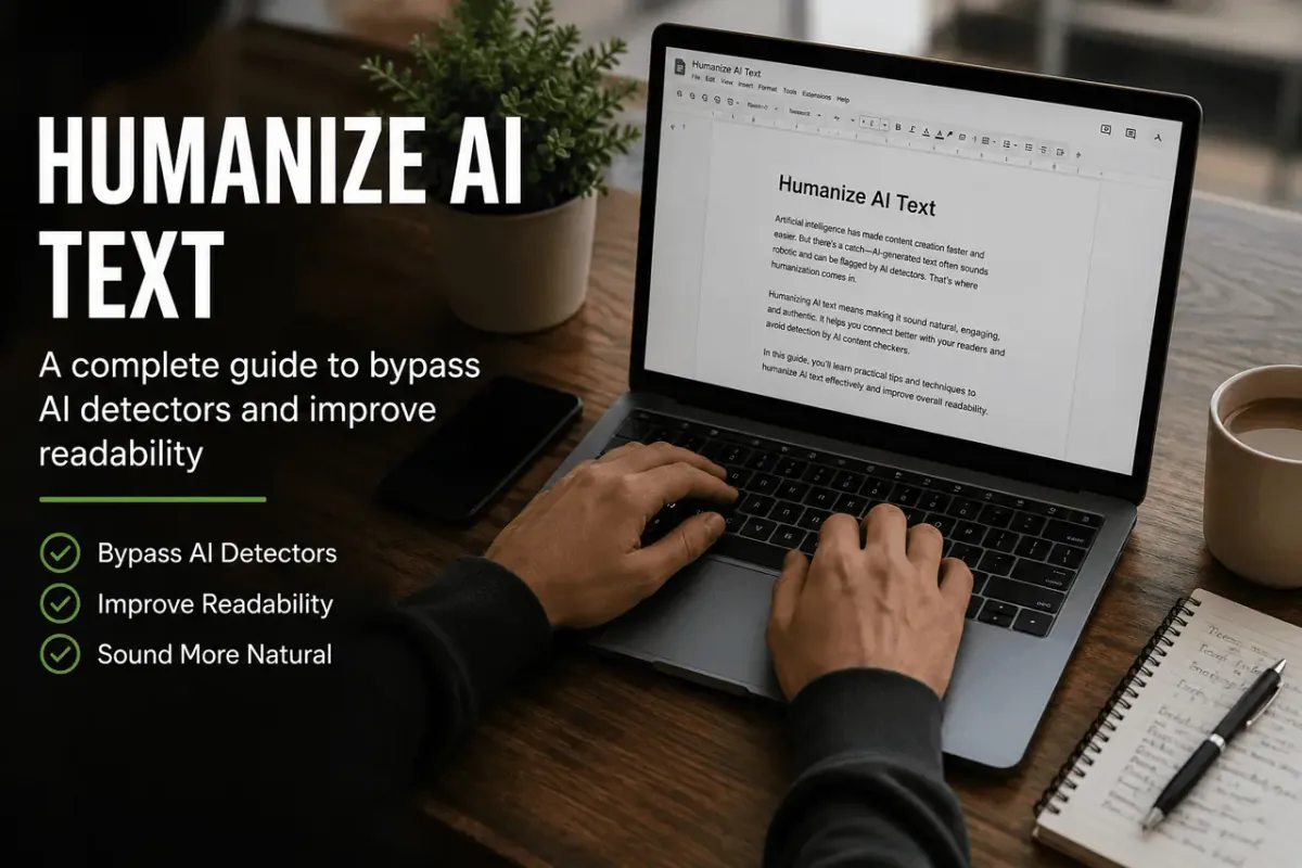 A guide on humanizing AI text to bypass detectors and improve readability
